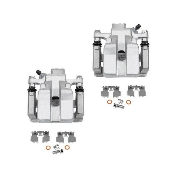 Rear Brake Caliper Set - Compatible with 2012 - 2017 Toyota Camry 2013 2014 2015 2016