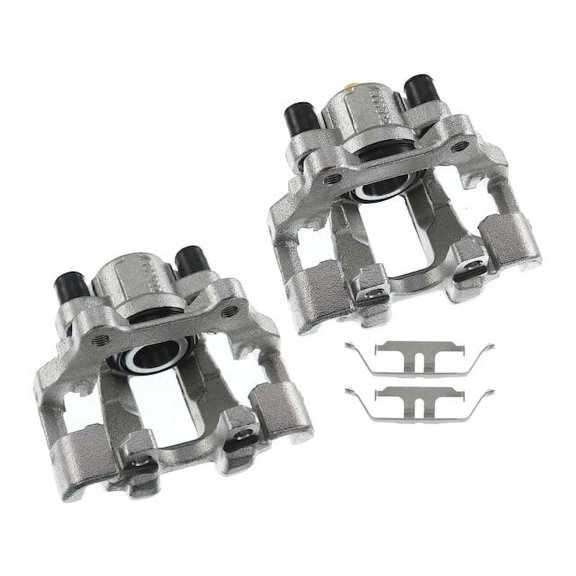 Rear Brake Caliper Set - Compatible with 2014 - 2016 BMW 428i xDrive 2.0L 4-Cylinder 2015