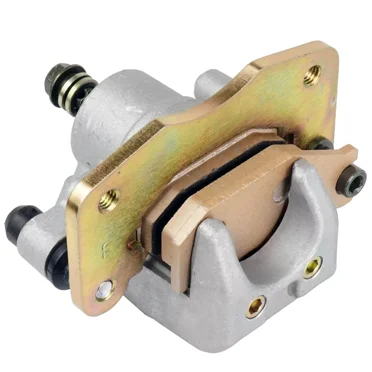 Caltric Rear Brake Caliper With Pads For Can-Am Outlander 800 4X4 – 2006-2012 – Chrome Finish – CR157AA1003