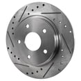 thumbnail image 1 of Rear Brake Disc Cross-drilled and Slotted Solid Pro-Line Series for 2008 Dodge Grand Caravan Value Package, 1 of 5