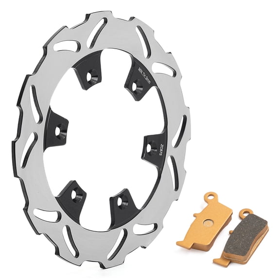 Rear Brake Disc Rotor + Pads for Kawasaki KX125 KX250 1995-2002 KX500 1996-2004