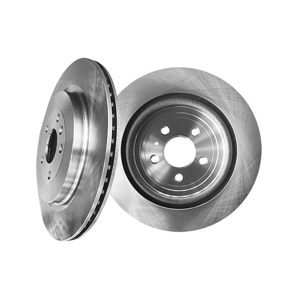 Rear Brake Disc Rotors 345mm For 2013-2019 Lincoln MKT