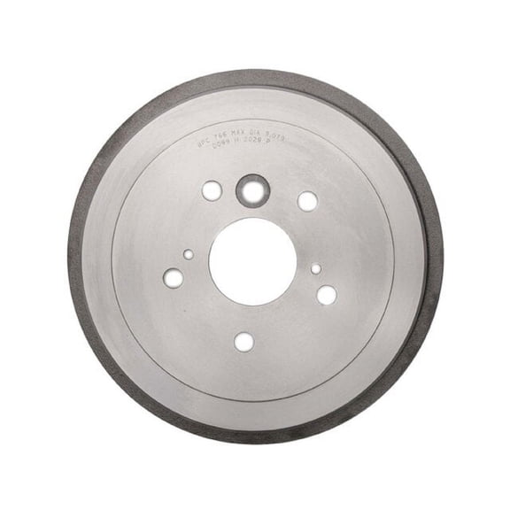 Rear Brake Drum - Compatible with 2001 - 2006 Toyota Camry 2.4L 4-Cylinder 2002 2003 2004 2005