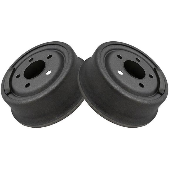 Rear Brake Drum Set 2 Piece - Compatible with 1990 - 1995, 1997 - 2006 Jeep Wrangler 1991 1992 1993 1994 1998 1999 2000 2001 2002 2003 2004 2005