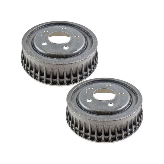 Rear Brake Drum Set 2 Piece - Compatible with 1991 - 1996 Buick Park Avenue 1992 1993 1994 1995
