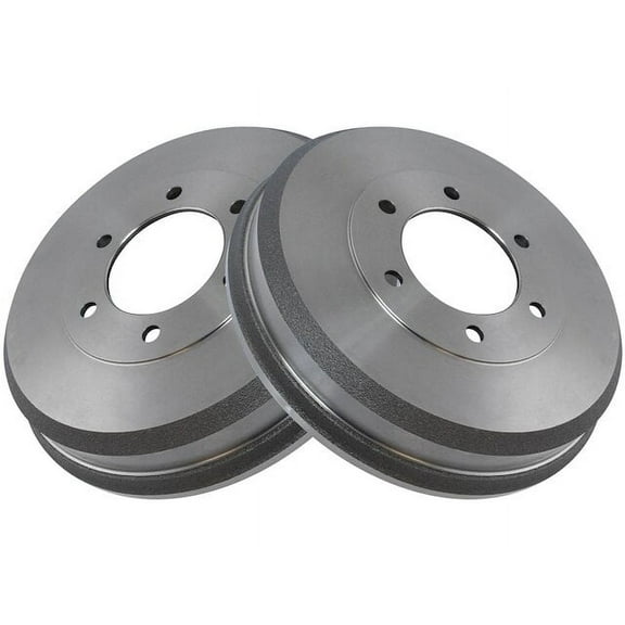 Rear Brake Drum Set 2 Piece - Compatible with 2006 Isuzu i-350