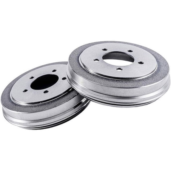 Rear Brake Drum Set - Compatible with 2004 - 2009 Chrysler PT Cruiser 2005 2006 2007 2008
