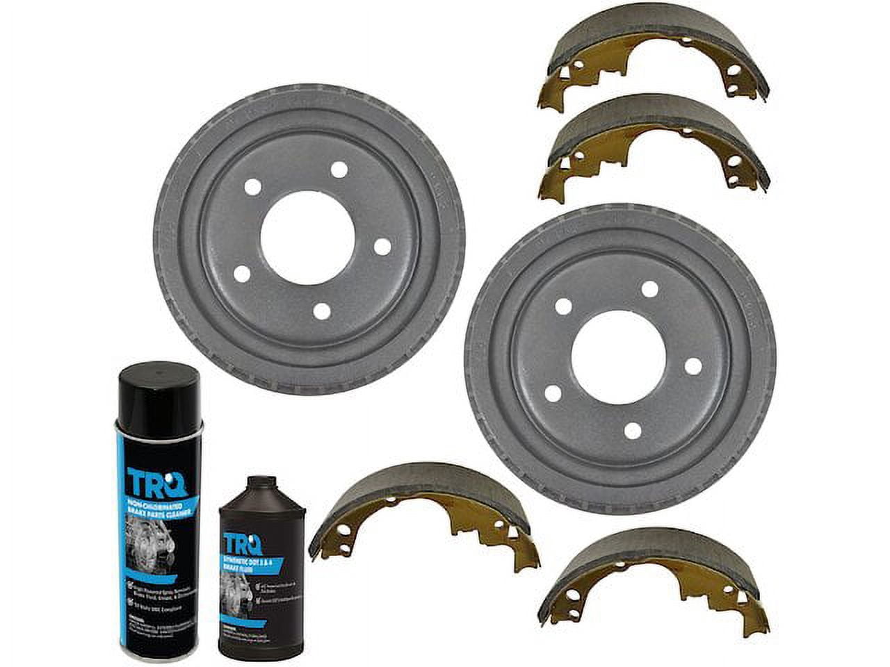 Rear Brake Drums & Ceramic Brake Shoes Kit For 2000-2002 Dodge Dakota/Durango