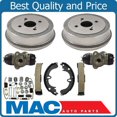 thumbnail image 1 of Rear Brake Drums Shoes Spring Kit Wheel Cylinder For Corolla 1994-2002 Non-ABS, 1 of 6