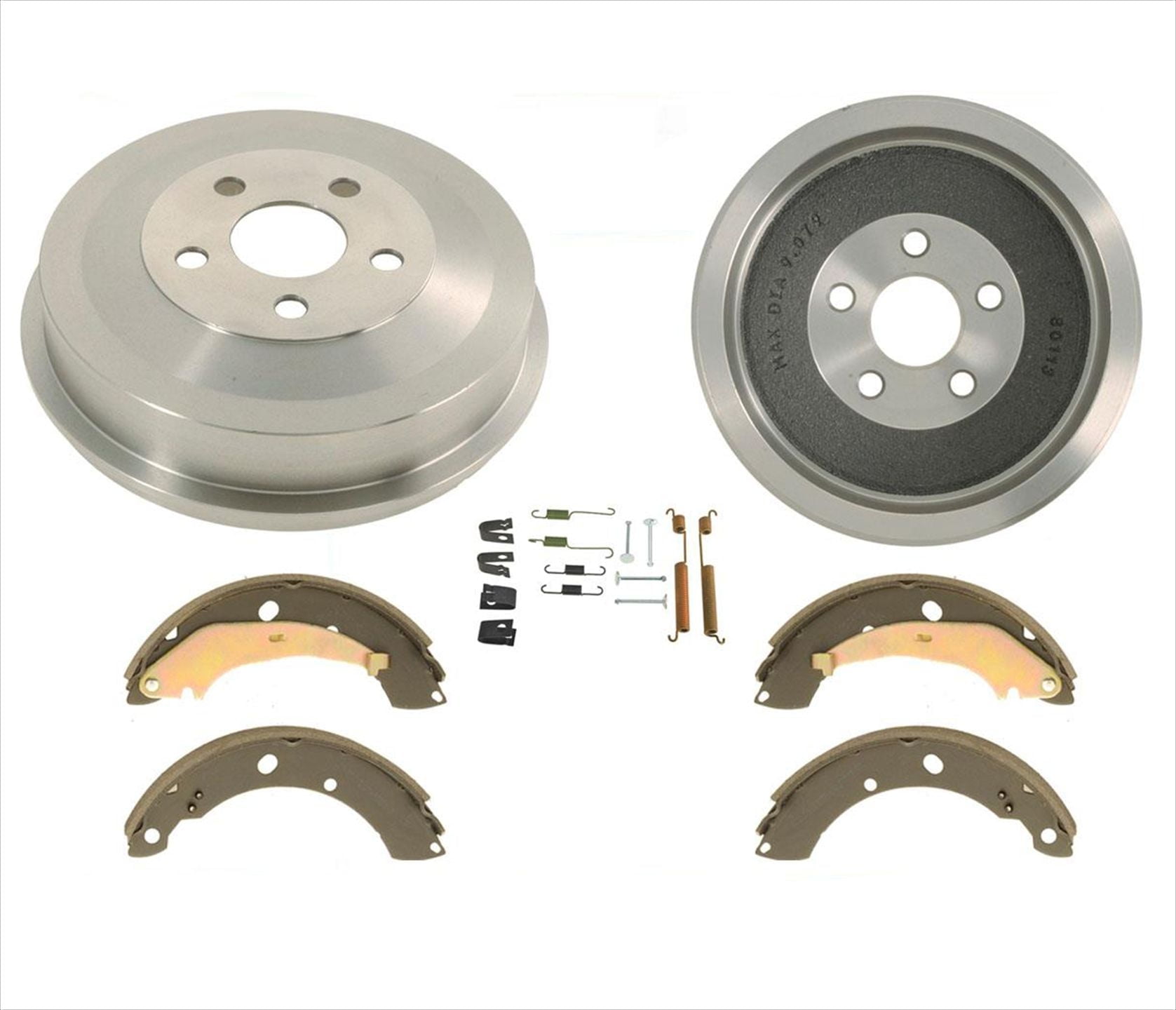 Rear Brake Drums & Shoes & Springs fits for Subaru Forester 4 Wheel ABS