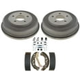 thumbnail image 1 of Rear Brake Drums and Shoes Kit Set Fits 10-13 Ford Transit Connect 4pc, 1 of 6