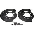 thumbnail image 1 of Rear Brake Dust Shield - 2 Piece - Compatible with 2003 - 2009 Hummer H2 (with RPO Code JH6) 2004 2005 2006 2007 2008, 1 of 2