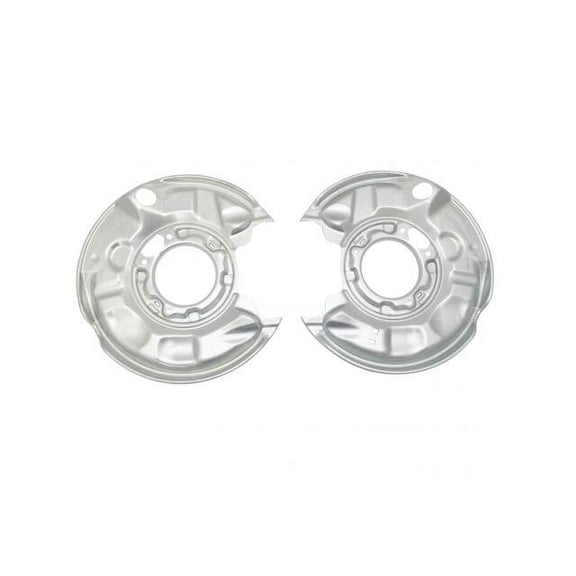 Rear Brake Dust Shield 2 Piece - Compatible with 2006 - 2009 Mercedes-Benz CLK350 2007 2008