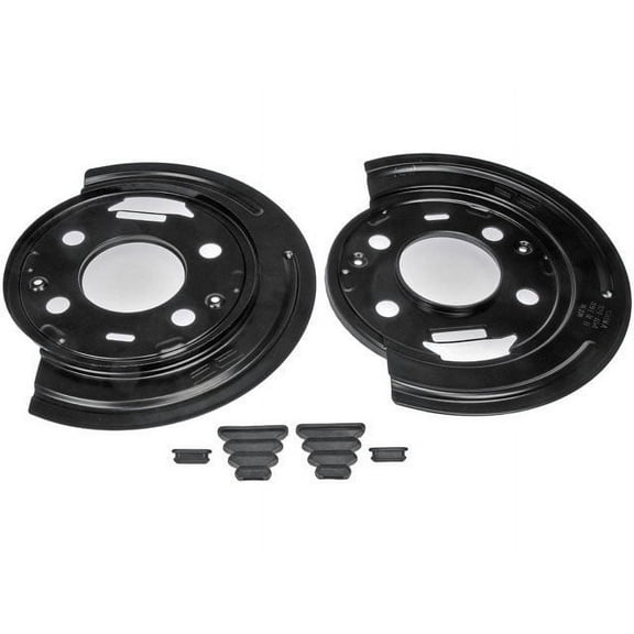 Rear Brake Dust Shield - Compatible with 2006 - 2010 Chevy Express 3500 Cutaway Van 2007 2008 2009