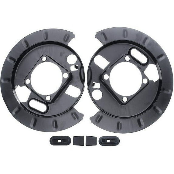 Rear Brake Dust Shield Set 2 - Compatible with 1999 - 2006 GMC Sierra 1500 2000 2001 2002 2003 2004 2005