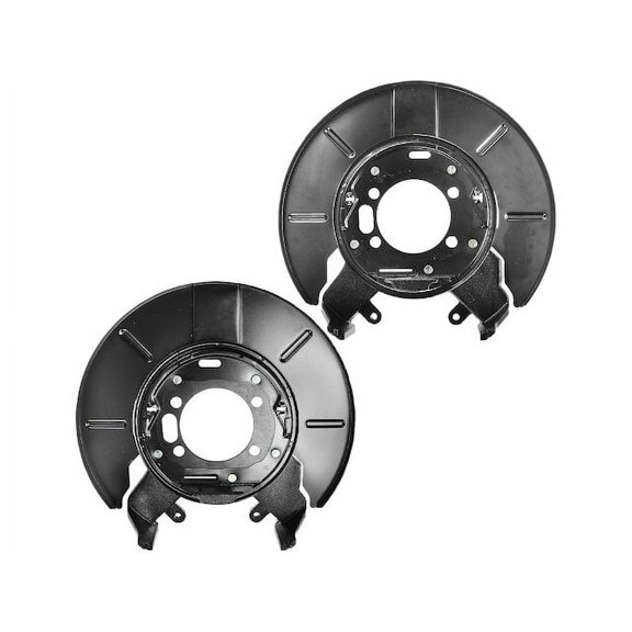 Rear Brake Dust Shield Set 2 - Compatible with 2001 - 2007 Chrysler Town & Country 2002 2003 2004 2005 2006