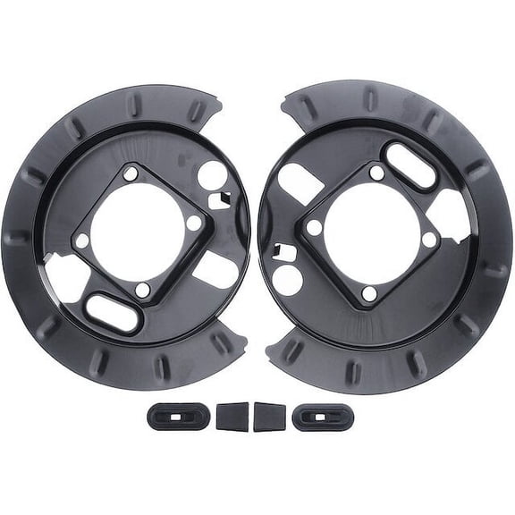 Rear Brake Dust Shield Set 2 - Compatible with 2002 - 2006 Chevy Avalanche 1500 5.3L V8 2003 2004 2005
