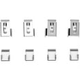 thumbnail image 1 of Rear Brake Hardware Kit - Compatible with 1990 - 1994 Eagle Talon TSi 1991 1992 1993, 1 of 2
