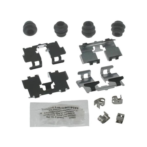 Rear Brake Hardware Kit - Compatible with 2007 - 2011 Toyota Camry GAS 2008 2009 2010