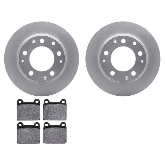 Rear Brake Pad and Rotor Kit - Compatible with 1969 - 1983 Porsche 911 Naturally Aspirated 1970 1971 1972 1973 1974 1975 1976 1977 1978 1979 1980 1981 1982