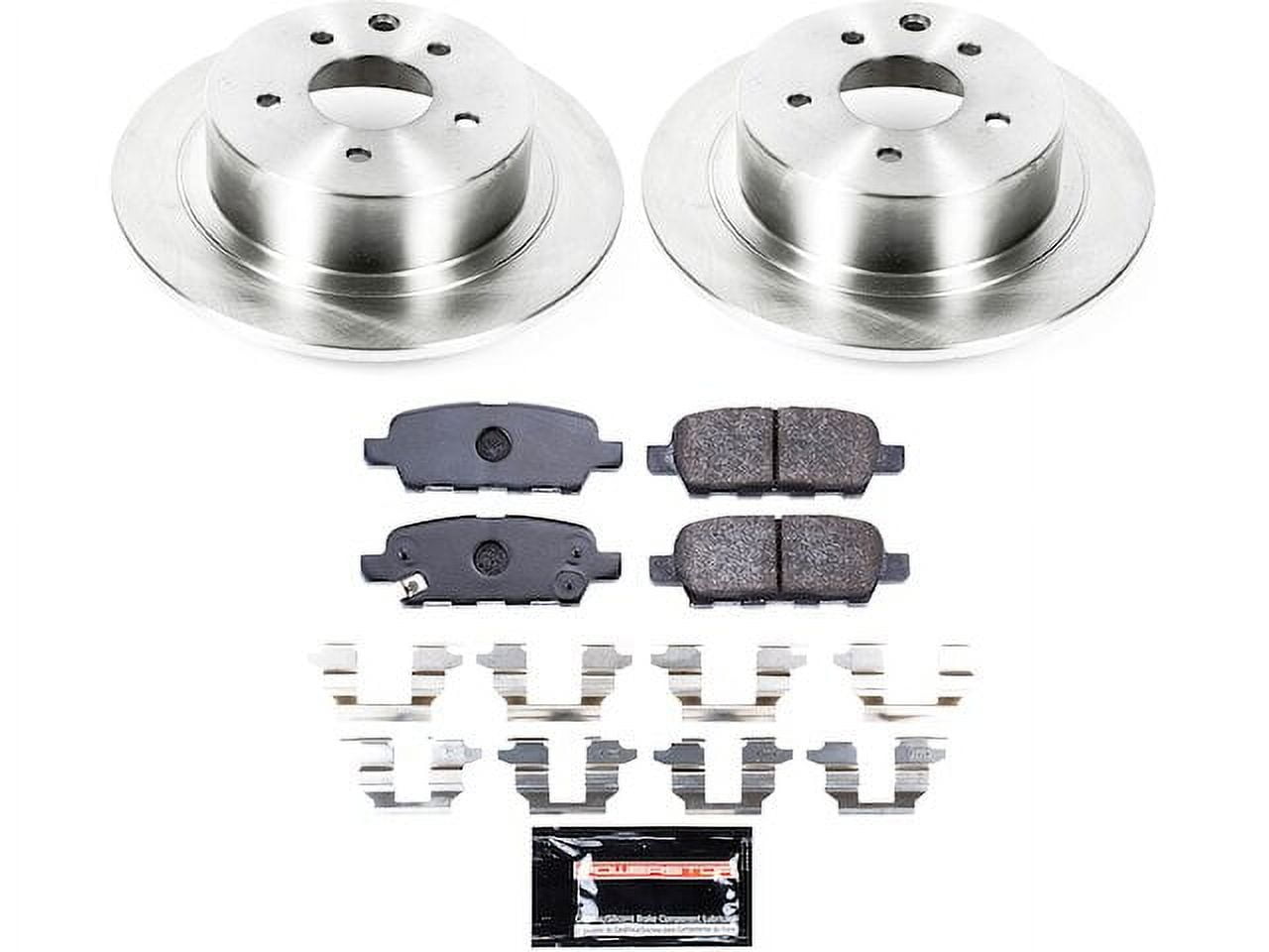 Rear Brake Pad and Rotor Kit - Compatible with 2002 - 2006, 2010 - 2024 ...