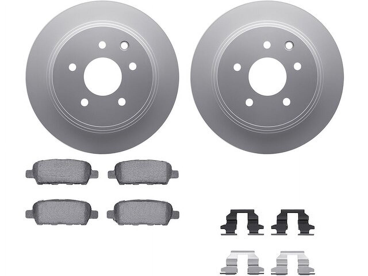 Rear Brake Pad and Rotor Kit - Compatible with 2002 - 2023 Nissan ...