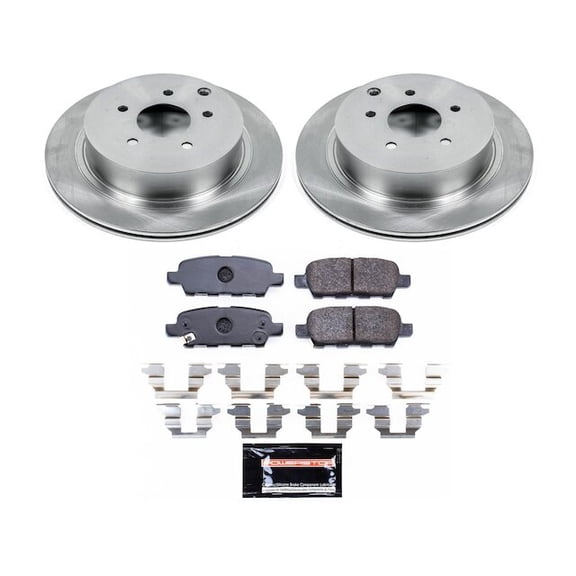 Rear Brake Pad and Rotor Kit - Compatible with 2003 - 2007, 2009 - 2024 Nissan Murano 2004 2005 2006 2010 2011 2012 2013 2014 2015 2016 2017 2018 2019 2020 2021 2022 2023