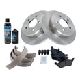 thumbnail image 1 of Rear Brake Pad Rotor Shoe Drum Kit - Compatible with 2001 - 2007 Dodge Grand Caravan 2002 2003 2004 2005 2006, 1 of 2
