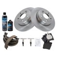 thumbnail image 1 of Rear Brake Pad Rotor Shoe Drum Kit - Compatible with 2003 - 2005 Mercedes-Benz C240 2004, 1 of 2
