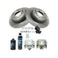 thumbnail image 1 of Rear Brake Pad Rotor and Caliper Set - Compatible with 1996 - 1999 Isuzu Oasis 1997 1998, 1 of 3