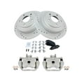 thumbnail image 1 of Rear Brake Pad Rotor and Caliper Set - Compatible with 1998 - 2003 Subaru Forester XS 2.5L H4 1999 2000 2001 2002, 1 of 2