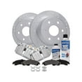 thumbnail image 1 of Rear Brake Pad Rotor and Caliper Set - Compatible with 2001, 2003 - 2006 Chevy Silverado 1500 2004 2005, 1 of 2