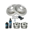 thumbnail image 1 of Rear Brake Pad Rotor and Caliper Set - Compatible with 2001 - 2006 Acura MDX 2002 2003 2004 2005, 1 of 3