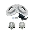 thumbnail image 1 of Rear Brake Pad Rotor and Caliper Set - Compatible with 2002 - 2005 Ford Explorer 2003 2004, 1 of 2