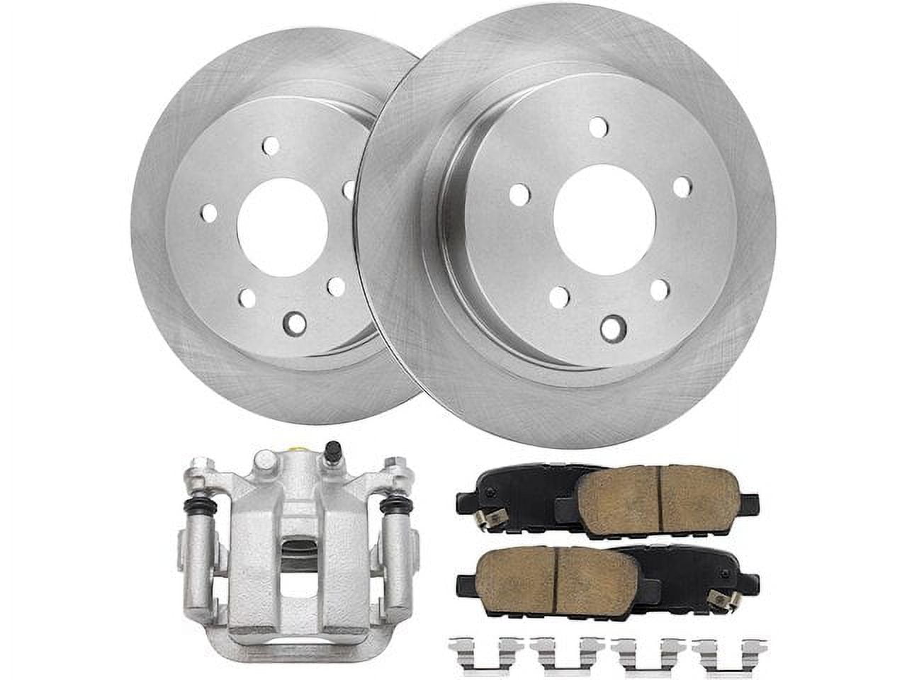 Rear Brake Pad Rotor and Caliper Set - Compatible with 2003 - 2005 ...