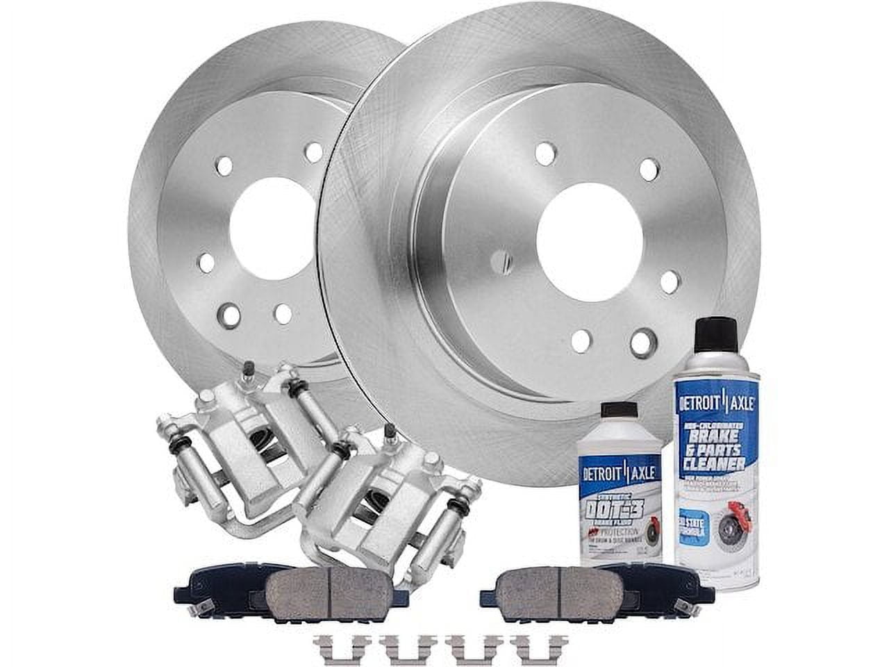 Rear Brake Pad Rotor and Caliper Set - Compatible with 2003 - 2005 ...