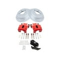 thumbnail image 1 of Rear Brake Pad Rotor and Caliper Set - Compatible with 2003 - 2006 Jeep Wrangler 2004 2005, 1 of 2