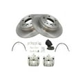 thumbnail image 1 of Rear Brake Pad Rotor and Caliper Set - Compatible with 2003 - 2011 Honda Element 2004 2005 2006 2007 2008 2009 2010, 1 of 2