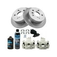 thumbnail image 1 of Rear Brake Pad Rotor and Caliper Set - Compatible with 2004 - 2008 Toyota Solara 2005 2006 2007, 1 of 2
