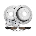 thumbnail image 1 of Rear Brake Pad Rotor and Caliper Set - Compatible with 2007 - 2009 Chrysler Aspen 2008, 1 of 2
