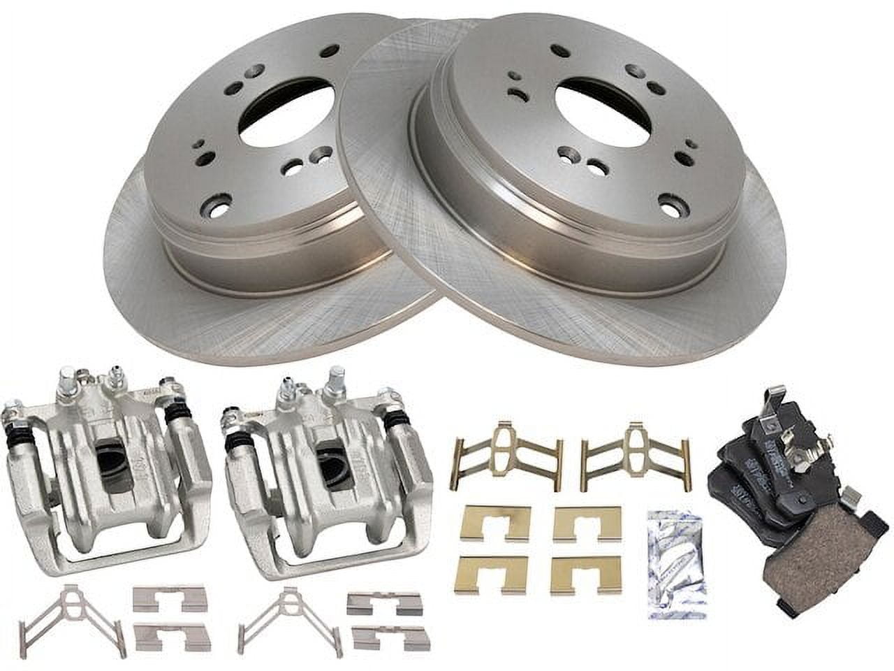 PowerStop Rear Brake Kit with Calipers | 2005–2006 Honda CR-V (KCOE206A) main image 1