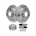 thumbnail image 1 of Rear Brake Pad Rotor and Caliper Set - Compatible with 2007 - 2013 GMC Sierra 1500 2008 2009 2010 2011 2012, 1 of 2
