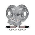 thumbnail image 1 of Rear Brake Pad Rotor and Caliper Set - Compatible with 2007 - 2014 Chevy Tahoe 2008 2009 2010 2011 2012 2013, 1 of 2