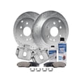 thumbnail image 1 of Rear Brake Pad Rotor and Caliper Set - Compatible with 2008 - 2017 Buick Enclave 2009 2010 2011 2012 2013 2014 2015 2016, 1 of 2