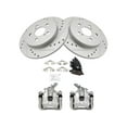 thumbnail image 1 of Rear Brake Pad Rotor and Caliper Set - Compatible with 2009 - 2010, 2014 - 2016 Toyota Corolla 2015, 1 of 2
