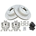 thumbnail image 1 of Rear Brake Pad Rotor and Caliper Set - Compatible with 2009 - 2016 Dodge Challenger 2010 2011 2012 2013 2014 2015, 1 of 2