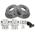 thumbnail image 2 of GAIASURGE Front Brake Rotors & Ceramic Pads Kit For 2010-2013 Kia Forte Koup 2.0L – 280mm Drilled & Slotted 2 of 5