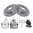 thumbnail image 1 of Rear Brake Pad Rotor and Caliper Set - Compatible with 2012 - 2015 Volkswagen Passat 2013 2014, 1 of 2