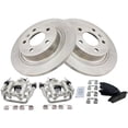 thumbnail image 1 of Rear Brake Pad Rotor and Caliper Set - Compatible with 2014 - 2015 Chevy Cruze GAS, 1 of 2