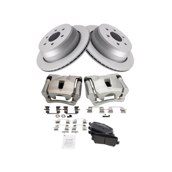 Rear Brake Pad Rotor and Caliper Set - Compatible with 2015 - 2019 Chevy Colorado 2016 2017 2018